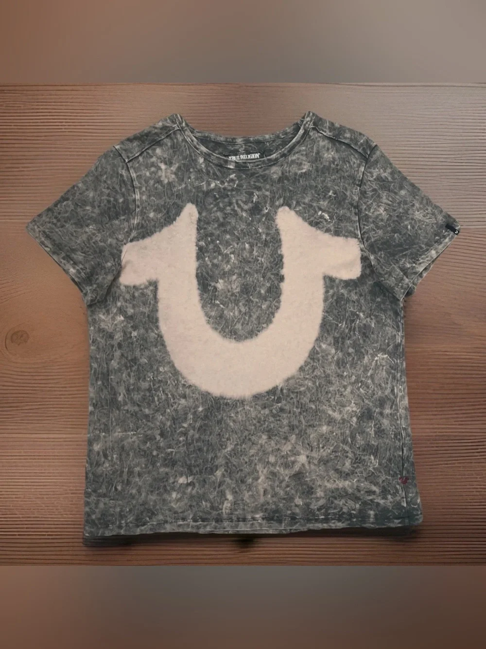 True Religion Tie Dye Tee-shirt Mens Size XXL With Horseshoe On The Front